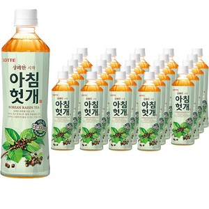 롯데 아침헛개, 500ml, 24개