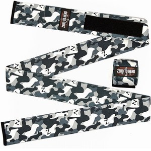 제로투히어로 헬스 무릎보호대 Signature Black camo 양발세트, 1세트
