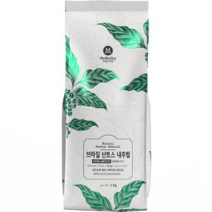 맥널티커피 브라질 산토스 내추럴 원두, 1kg, 1개