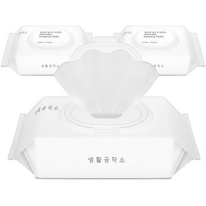 생활공작소 물걸레 청소포 표준형 24매, 3개
