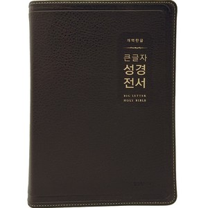 개역한글 큰글자 성경전서 (대단본 / 색인 / 무지퍼 / PU / H72EWB / 다크브라운), 생명의말씀사