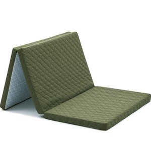 더릭스홈 2레이어 3단 접이식 토퍼 매트리스