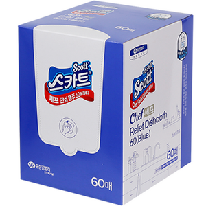 스카트 셰프 안심 행주, 60매, 1개