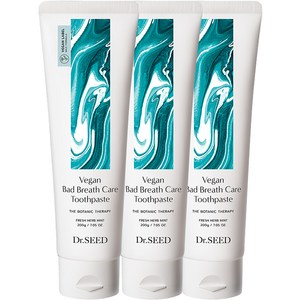 닥터시드 비건 구취케어 치약 200g x3개 200g 3개 200ml, 3개