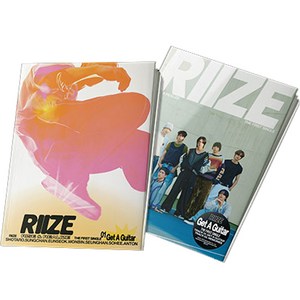 RIIZE 싱글 1집 Get A Guitar + 커버 2종 + CD-R + 북클릿 + 랜덤발송 접지 포스터 + 랜덤발송 포토카드 세트, 1CD