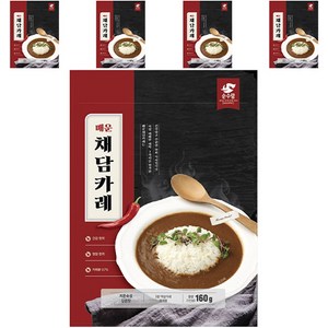 순수람 매운 채담카레, 160g, 5개