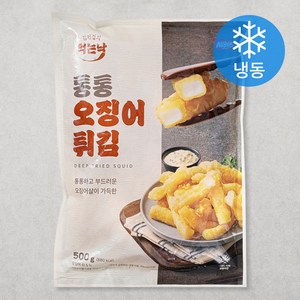 먹는낙 통통 오징어튀김 (냉동), 500g, 1개