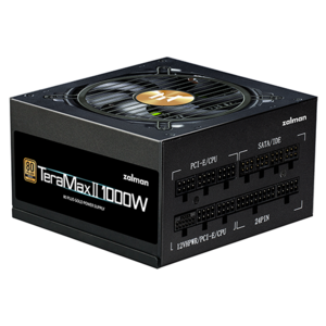 잘만 TeaMax 2 1000W 80PLUS Gold 풀모듈러 파워 ATX 3.0 PCIE5 블랙 ZM1000-TMX2