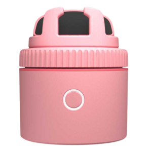 피보 팟 라이트 360도 회전 자동 모션 센서 추적 스마트폰 포드 홀더 PV-P1L01, 핑크, 1개