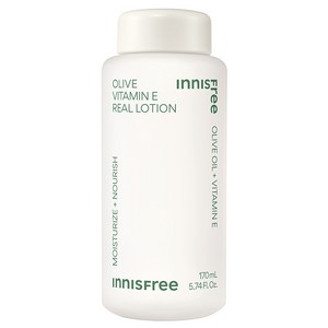 [비건뷰티] 이니스프리 올리브 비타민 E 리얼 로션, 170ml, 1개