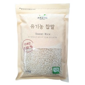 초록숟가락 유기농 찹쌀, 1kg, 1개