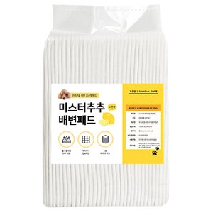 미스터추추 강아지 논슬립 배변패드 레몬향 100매, 100개입, 1개