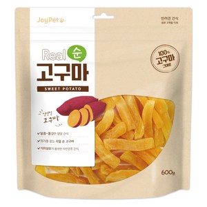 굿데이 조이펫 강아지 리얼 순 건조간식, 고구마, 600g, 1개