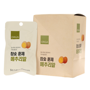 ORGA 참숯 훈제 메추리알 8p, 1개, 200g