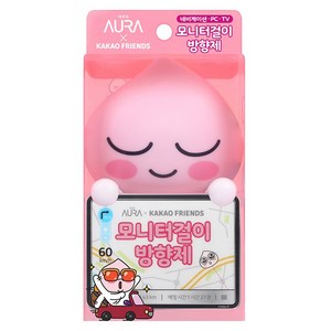 AURA 카카오 모니터걸이 방향제 어피치 윌유메리미향 본품, 4.5ml, 1개