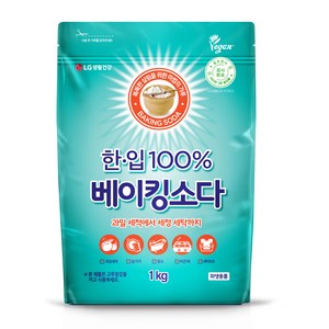 한입 100% 베이킹소다, 1개, 1kg