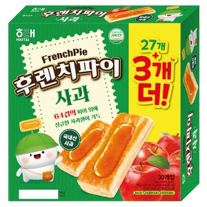 해태제과 후렌치파이 사과, 384g, 1개