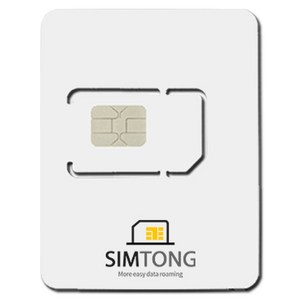 SIMTONG 유럽 33개국 공용 유심칩, 30일, 총 3GB 소진 시 저속무제한, 1개