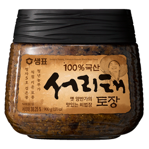 샘표 국산 서리태 토장, 1개, 900g