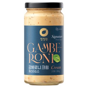 청정원 감베로니 크림 파스타소스, 350g, 1개