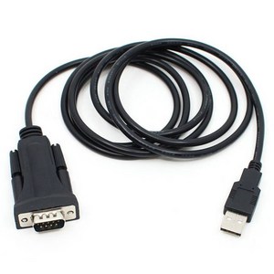 엠비에프 USB 2.0 To RS232 시리얼 컨버터 고급형 케이블 1.8m, MBF-RS232HQ, 1개