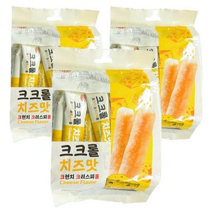 스낵킹 크크롤 치즈맛, 3개, 180g