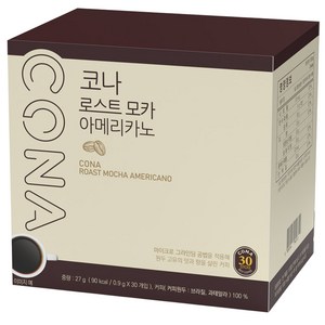 CONA 로스트 모카 아메리카노 원두커피믹스, 900mg, 30개입, 1개