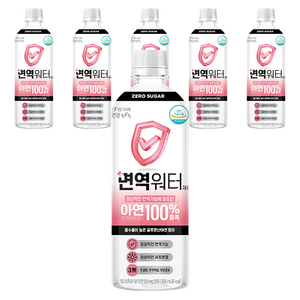 빙그레 면역워터 제로, 350ml, 6개