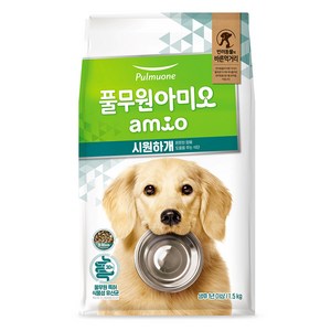 아미오 강아지 기능성 사료, 장건강/유산균, 1.5kg, 1개