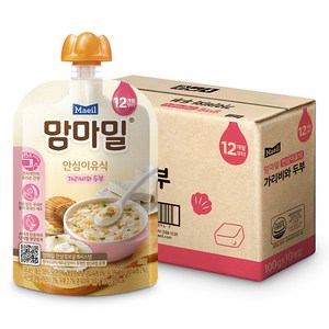 맘마밀 매일 안심이유식, 가리비와두부, 100g, 10개