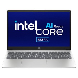 HP 2024 자비스 AI 노트북 15 코어Ultra7 인텔 14세대, Natural Silver, 512GB, 32GB, Free DOS, 15-fd1028TU