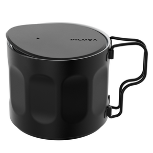 필모아 캠핑 머그컵 E500MU, 블랙, 500ml, 1개