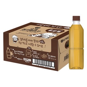 동원 순백 에코 결명자차 무라벨, 350ml, 24개