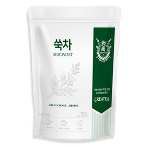 Geatea 그래이티 쑥차, 1개, 50개입, 1g