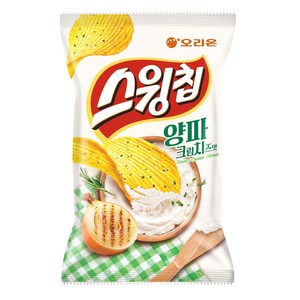 스윙칩 양파크림치즈맛, 60g, 1개