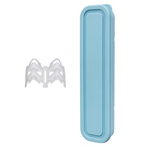 생활공식 심플 무소음 도시락 수저 케이스, 블루, 1개