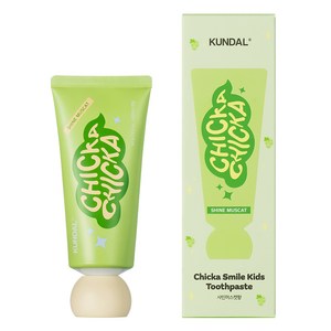 쿤달 유아용 치카 스마일 키즈치약 샤인머스캣향, 60g, 1개