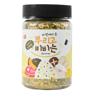 퍼기 유아용 자연에서 온 뿌리고 비비는 후리가케, 혼합맛(소고기/단호박), 100g, 1개