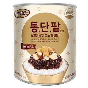 리치스 통단팥 플러스, 3kg, 1개