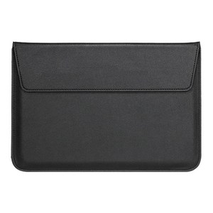 위니즈 가죽 노트북 파우치 케이스, 블랙