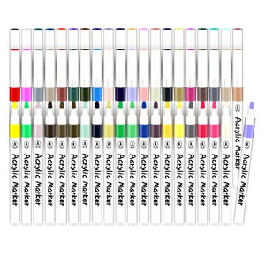 영아트 데코 드로잉 아크릴 마카펜 세트, 60색, 1개