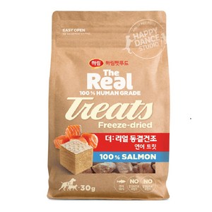 하림펫푸드 더리얼 동결건조 트릿, 연어, 30g, 1개