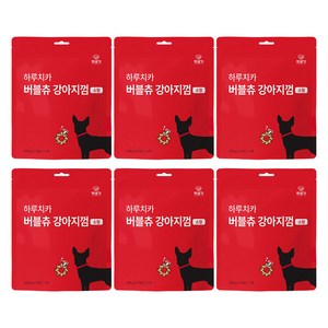 펫생각 강아지 하루치카 버블츄 강아지껌 소형 21p, 치아관리, 168g, 6개