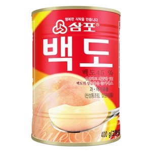 삼포 백도 슬라이스, 400g, 1개