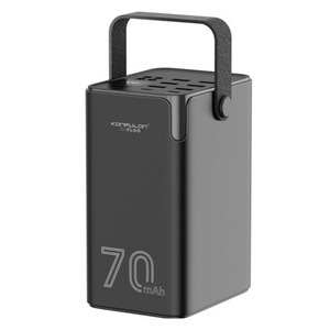 라플루 고속충전 대용량 보조배터리 70000mAh, 블랙, RPB-03