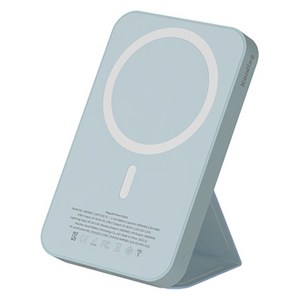 코딩 아이폰 맥파워 미니 맥세이프 무선 보조배터리 5000mAh, KMPB05, 03. 블루