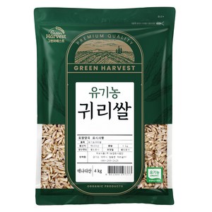 그린하베스트 캐나다산 유기농 귀리, 4kg, 1개