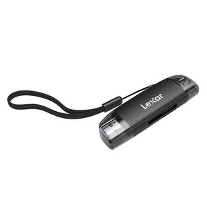 렉사 USB A to C 듀얼슬롯 마이크로 SD 카드 리더기, RW310, 1개