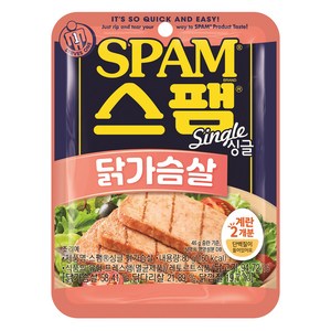 스팸 싱글 닭가슴살, 1개, 80g