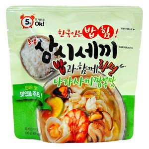 물샘 삼시세끼 나가사끼짬뽕 라면밥, 100g, 1개